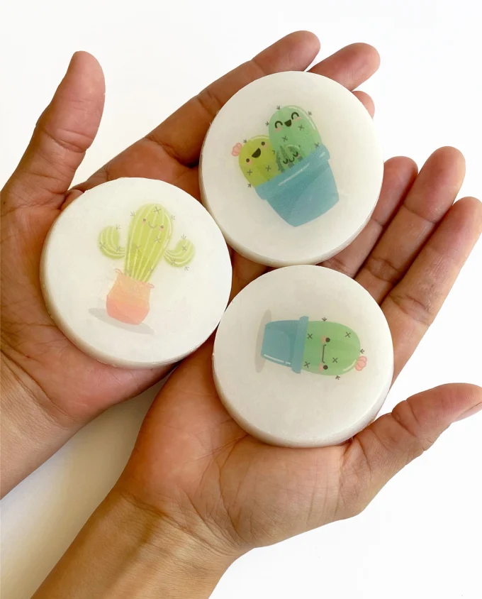 Trio Cactus Hello Soap