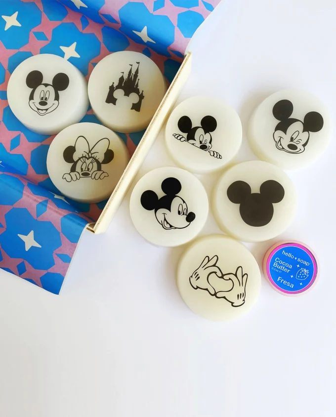 Caja tema mickey hello soap