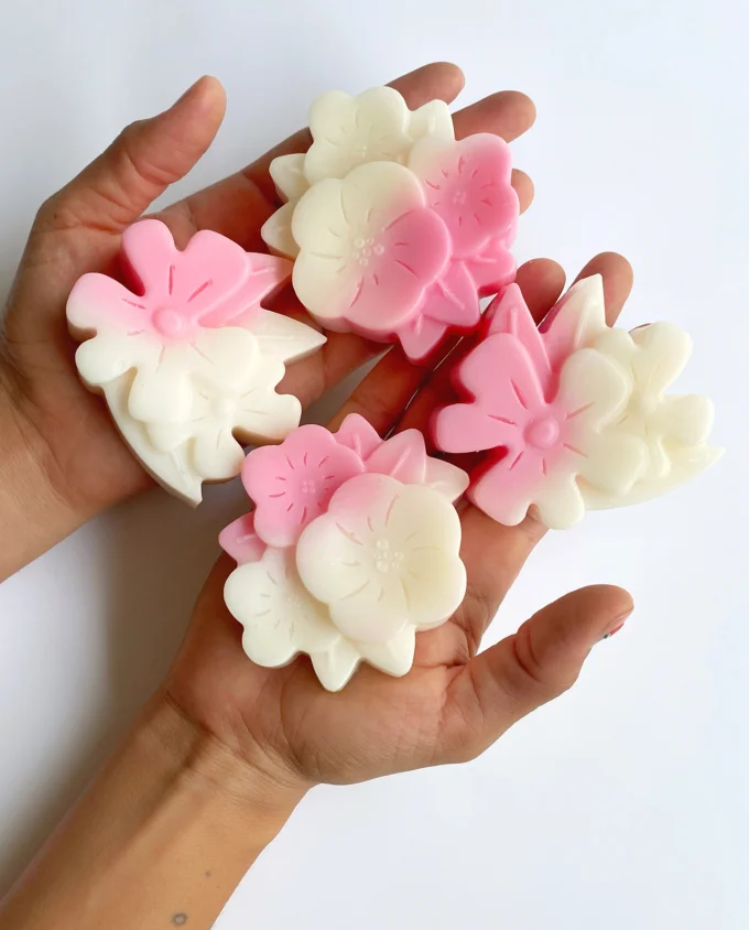 flores ramo hello soap