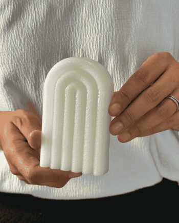 Vela arcoiris aroma granadina hello soap