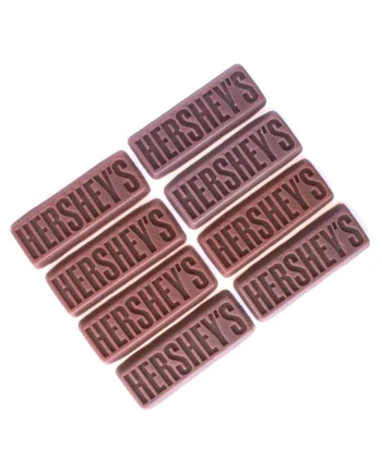 jabón aroma chocolate simulando unara barra de hersheys