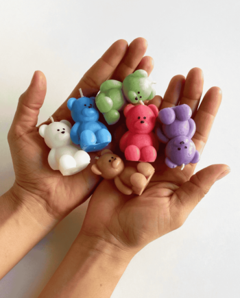 Vela Oso Varios Colores 1