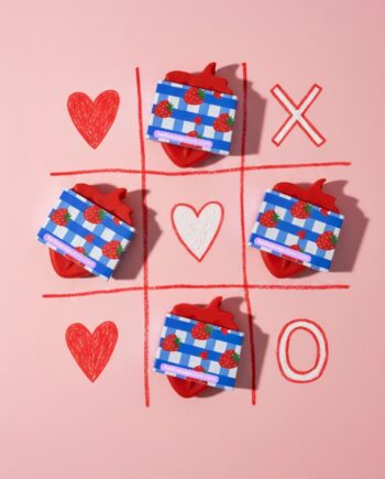 Jabón en forma de fresa