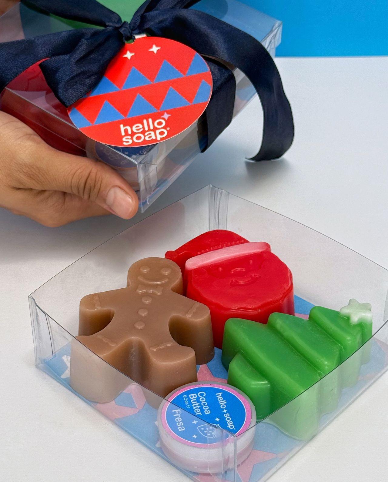 caja jabones navideños