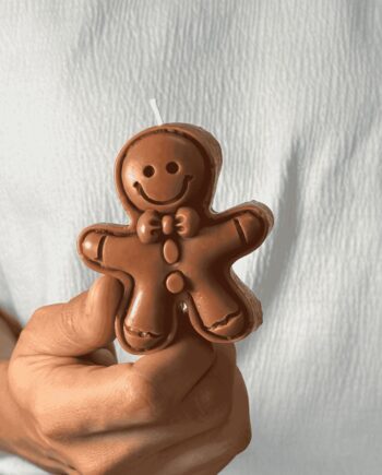 Vela galleta navideña