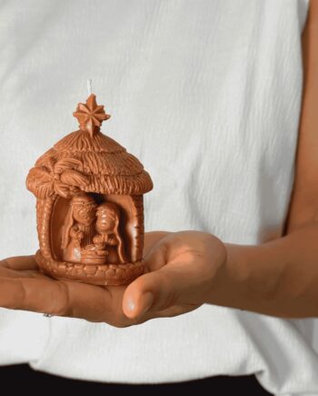 Vela navideña del nacimiento