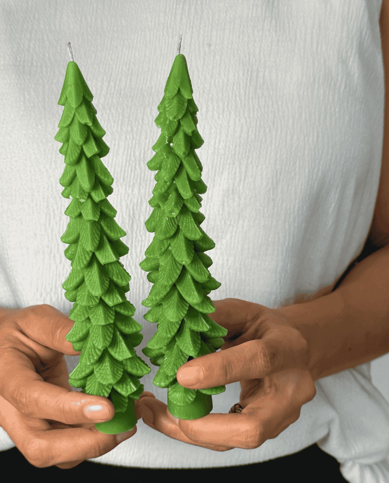 Vela pino largo navidad hello soap